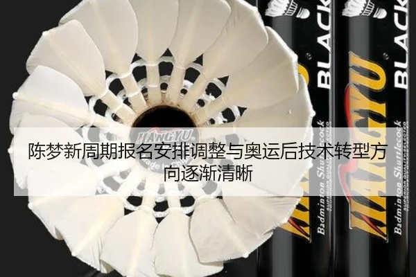 陈梦新周期报名安排调整与奥运后技术转型方向逐渐清晰